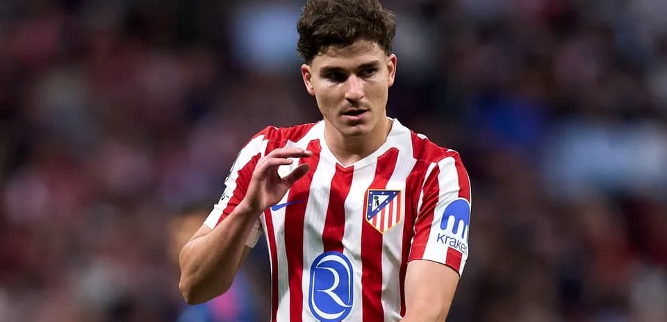 Atletico Madrid player during a match action