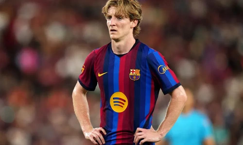 Player in Barcelona kit during a match