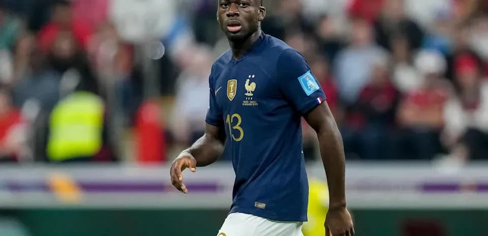 Player wearing France kit during match action