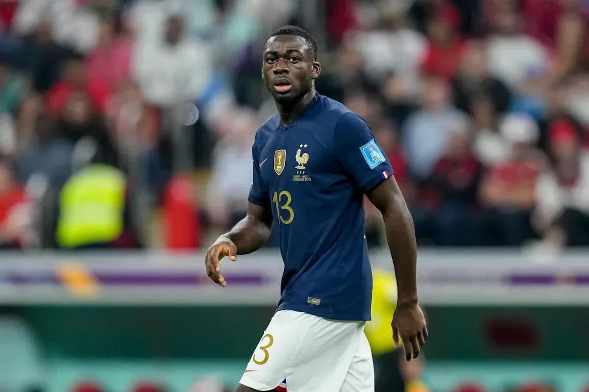 Player wearing France kit during match action