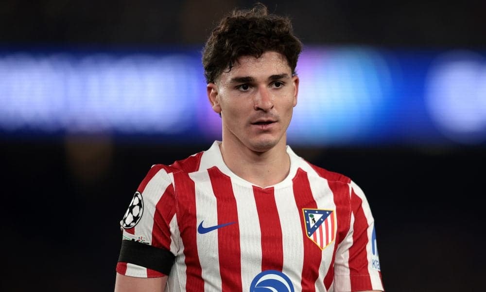 Atletico Madrid player during match with jersey