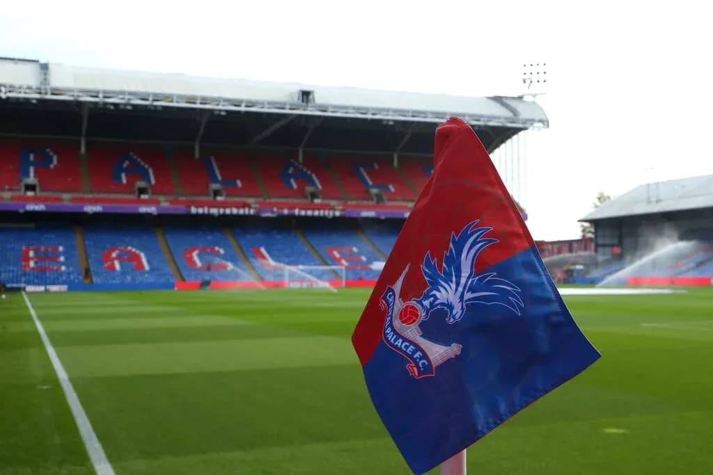 Corner flag at Selhurst Park stadium before match