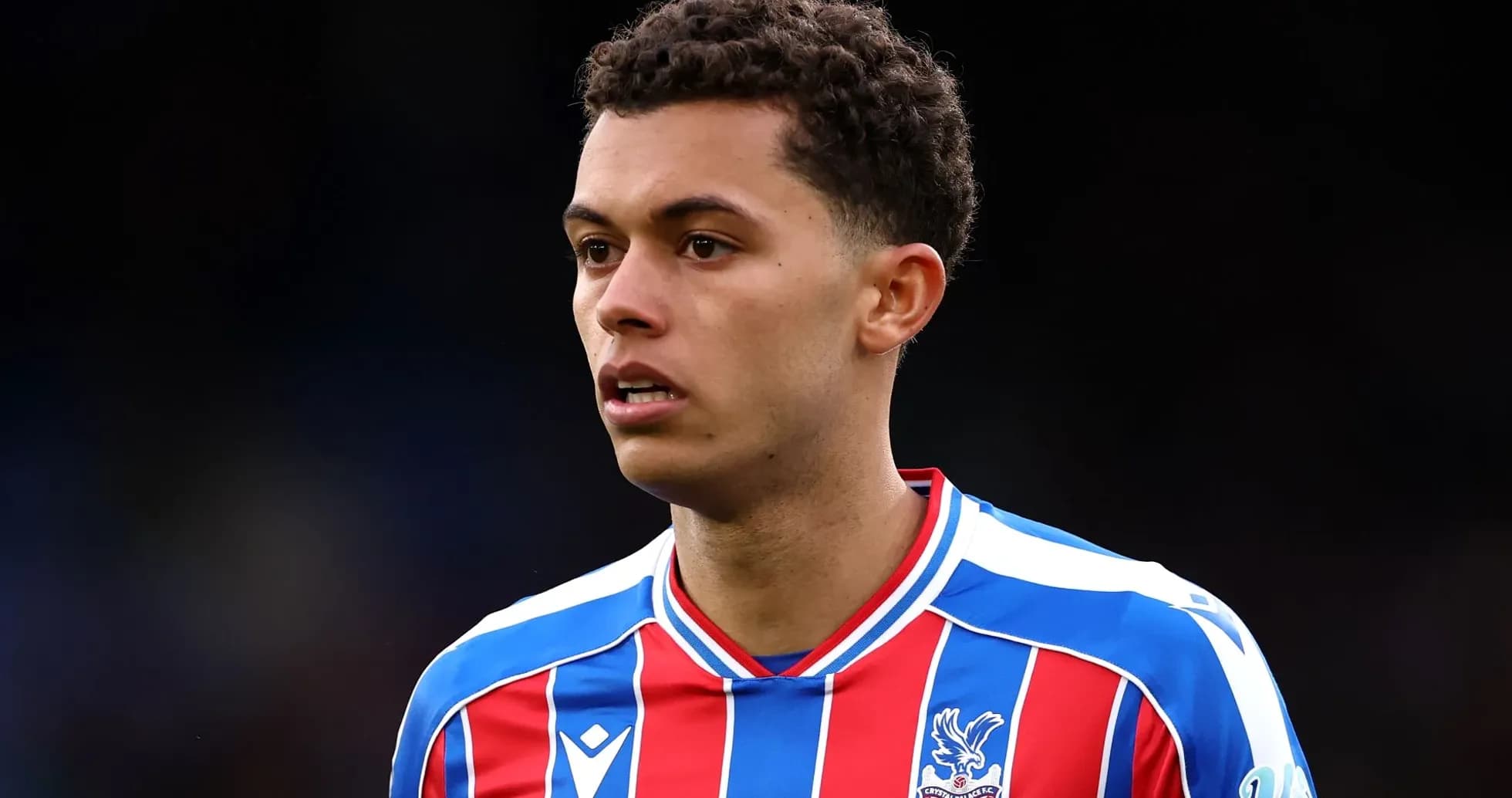 Crystal Palace player in team jersey during match