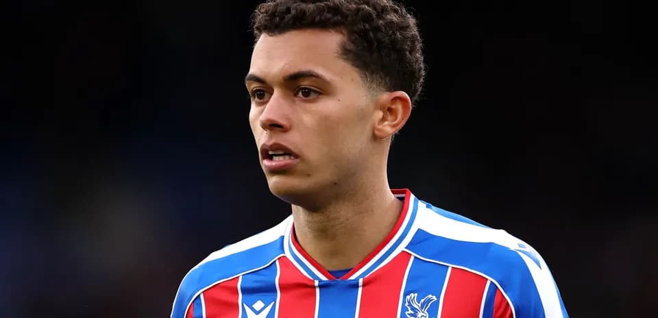 Crystal Palace player in team jersey during match