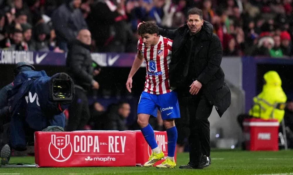 Player substituted during Copa del Rey match