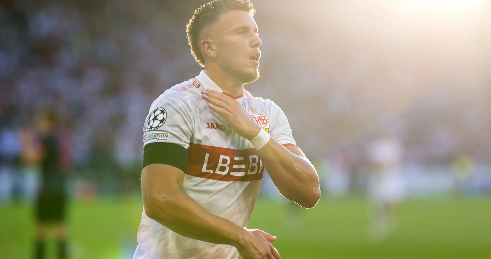 Player celebrating after scoring during a match