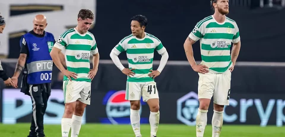 Celtic FC players disappointed after match conclusion