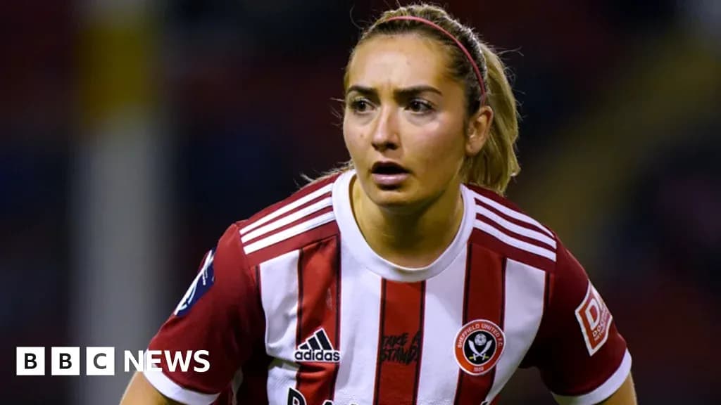 Sheffield United player focused during match action
