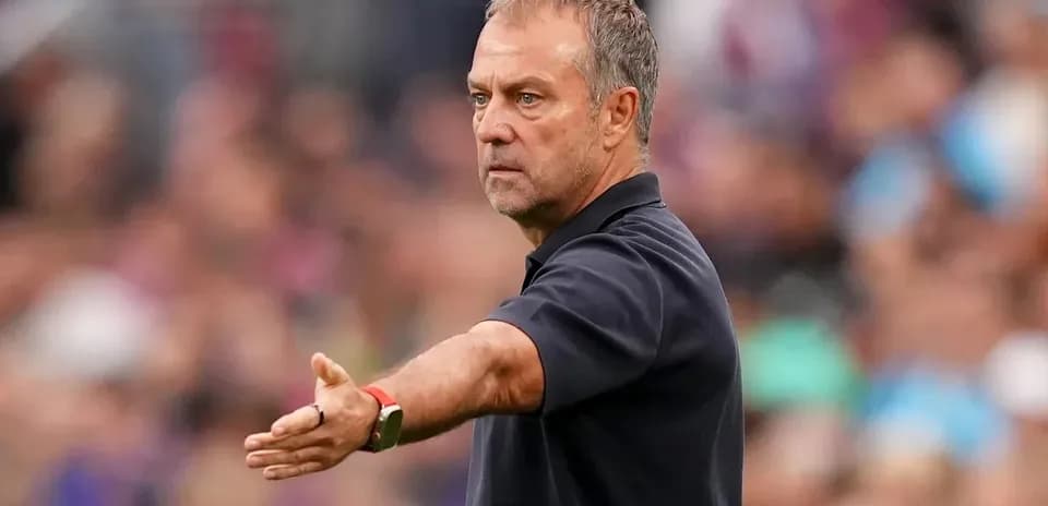 Coach directing players during a match