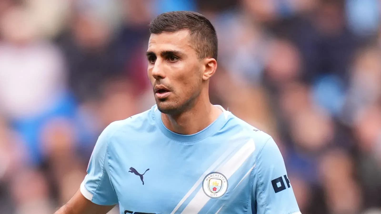 Player in Manchester City kit during match