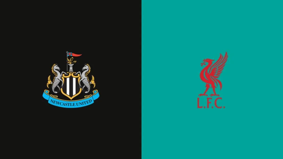 Logos of Newcastle United and Liverpool FC