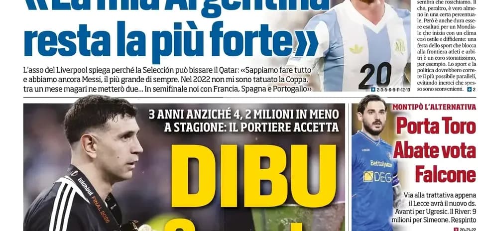 Article featuring Argentina football team and player highlights