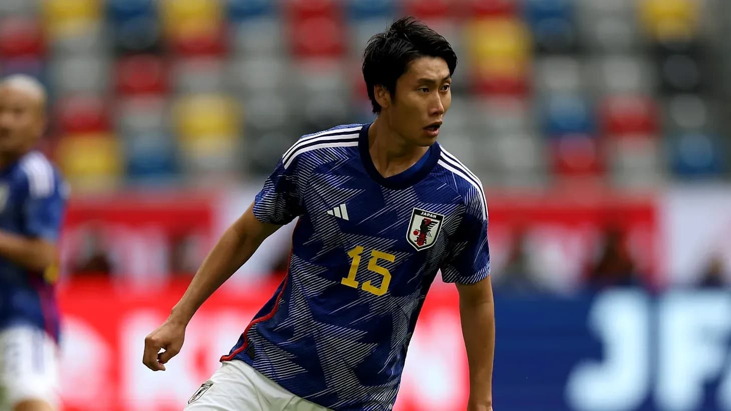 Japanese player during World Cup football match