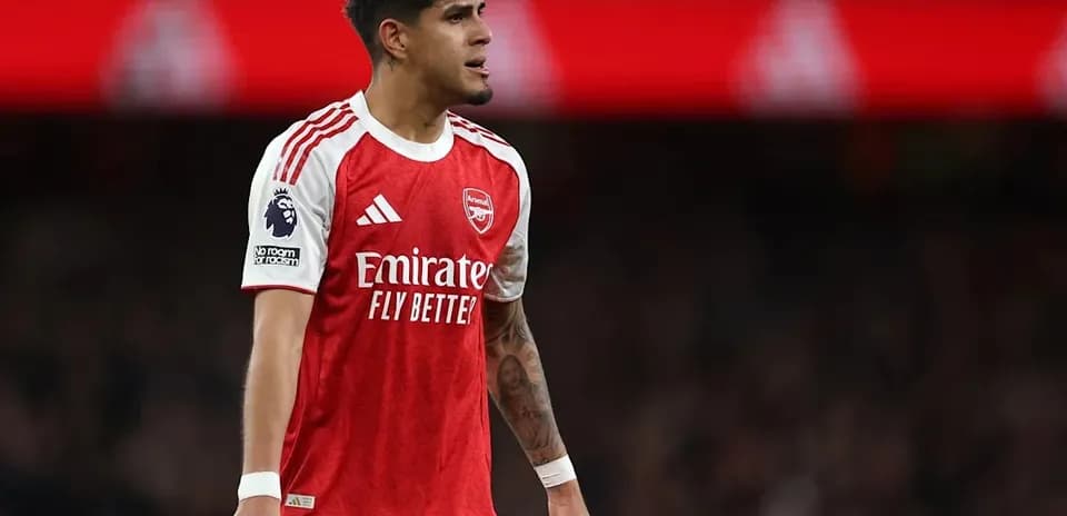 Player in Arsenal kit during a match