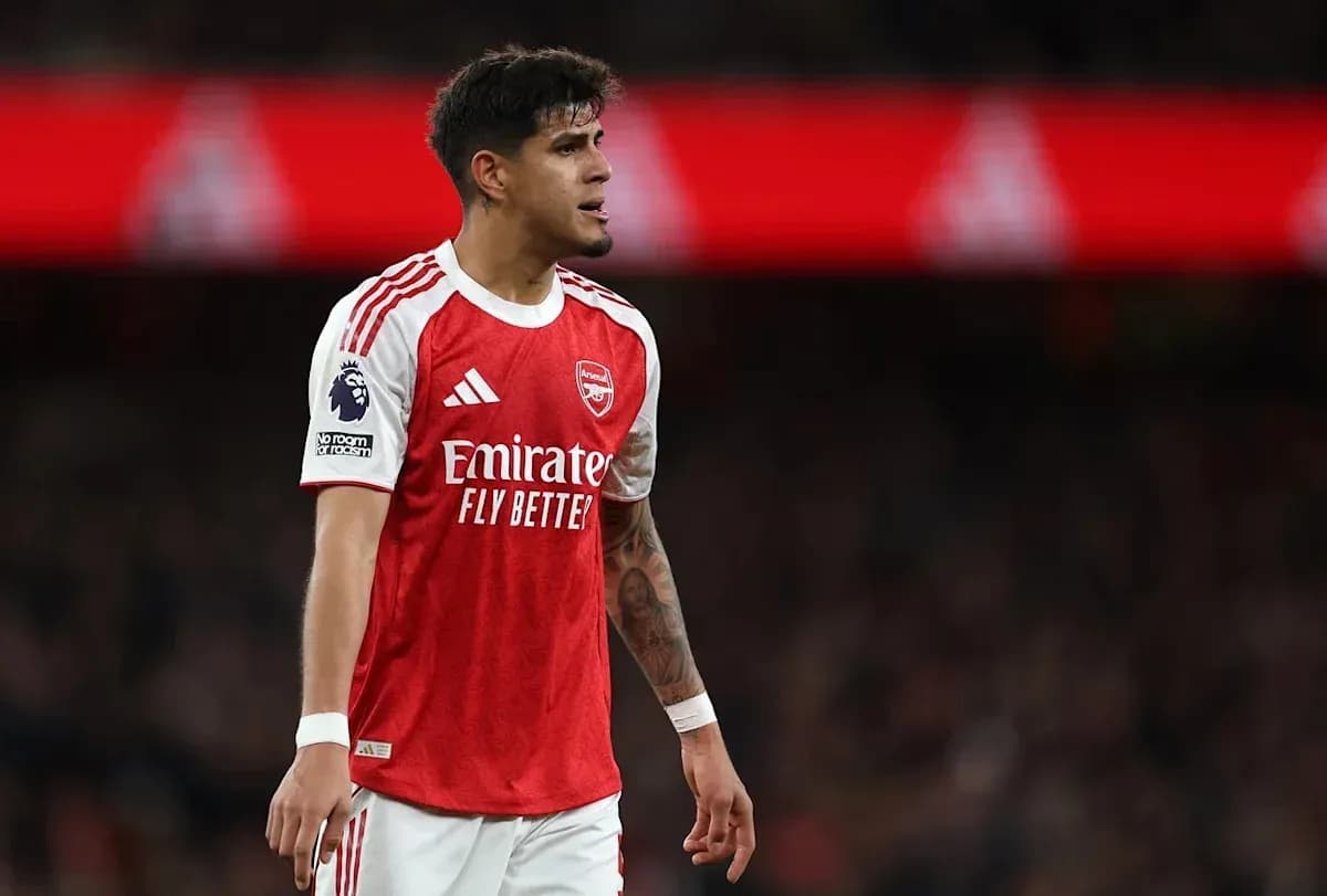 Player in Arsenal kit during a match
