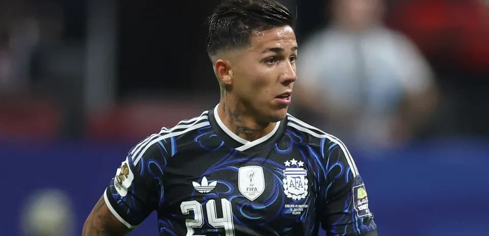 Player wearing Argentina jersey during a match