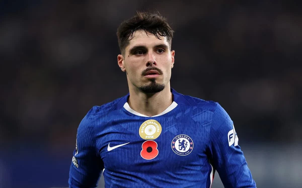 Chelsea player wearing blue kit during match