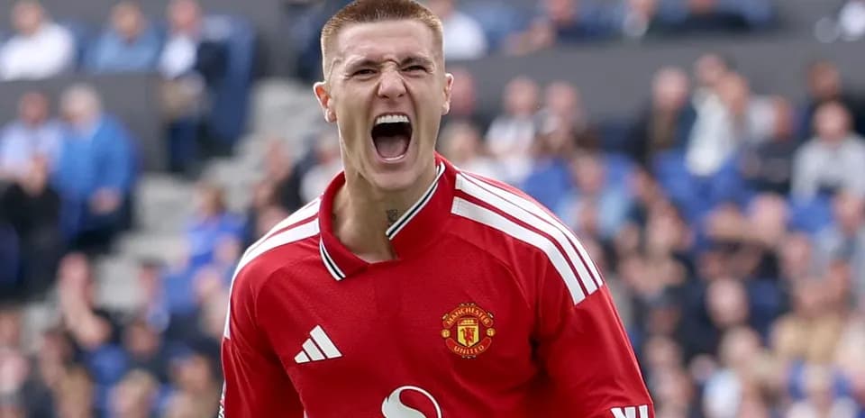 Goalkeeper celebrating during a match for Manchester United