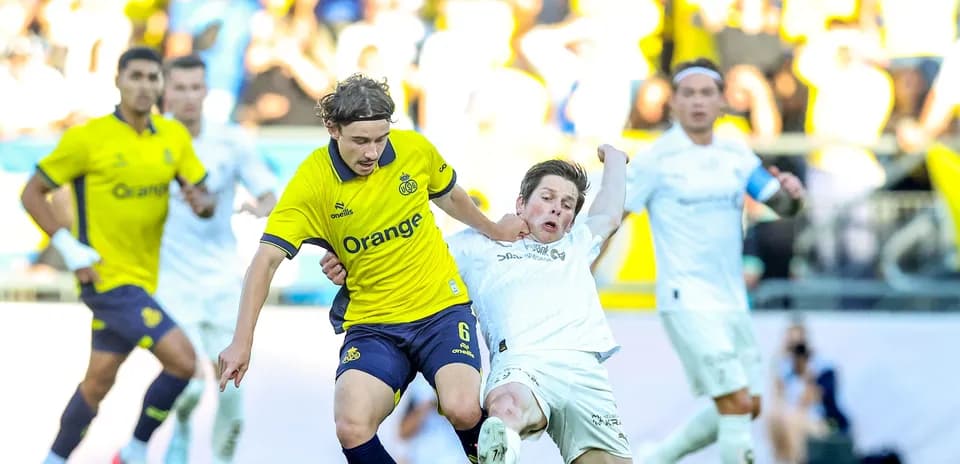 Players competing during Bodo/Glimt match