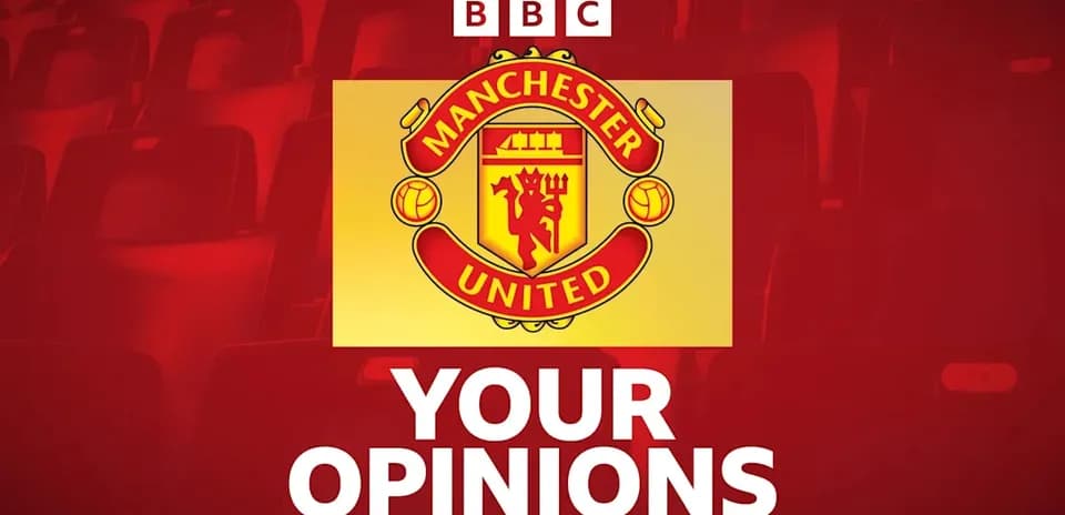 Manchester United logo with 'Your Opinions' text