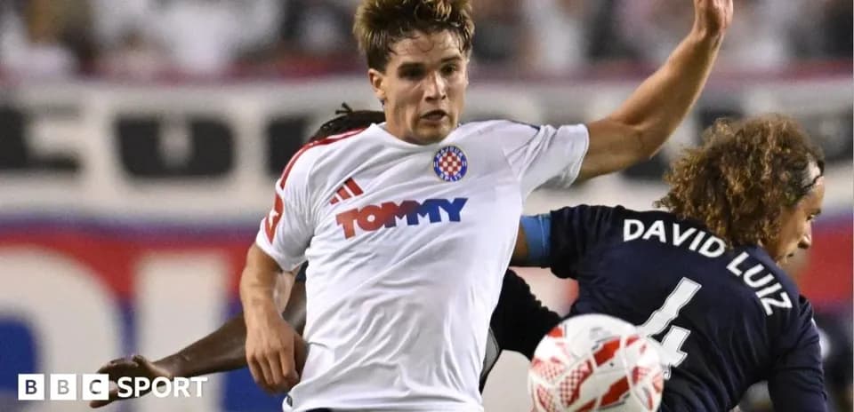 Player attempting to evade tackle during match