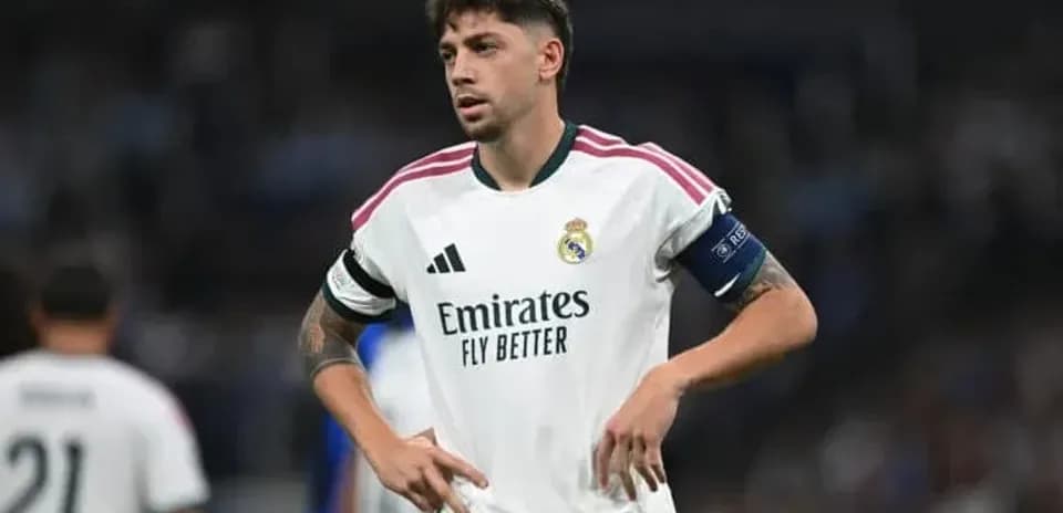Real Madrid player in jersey during match