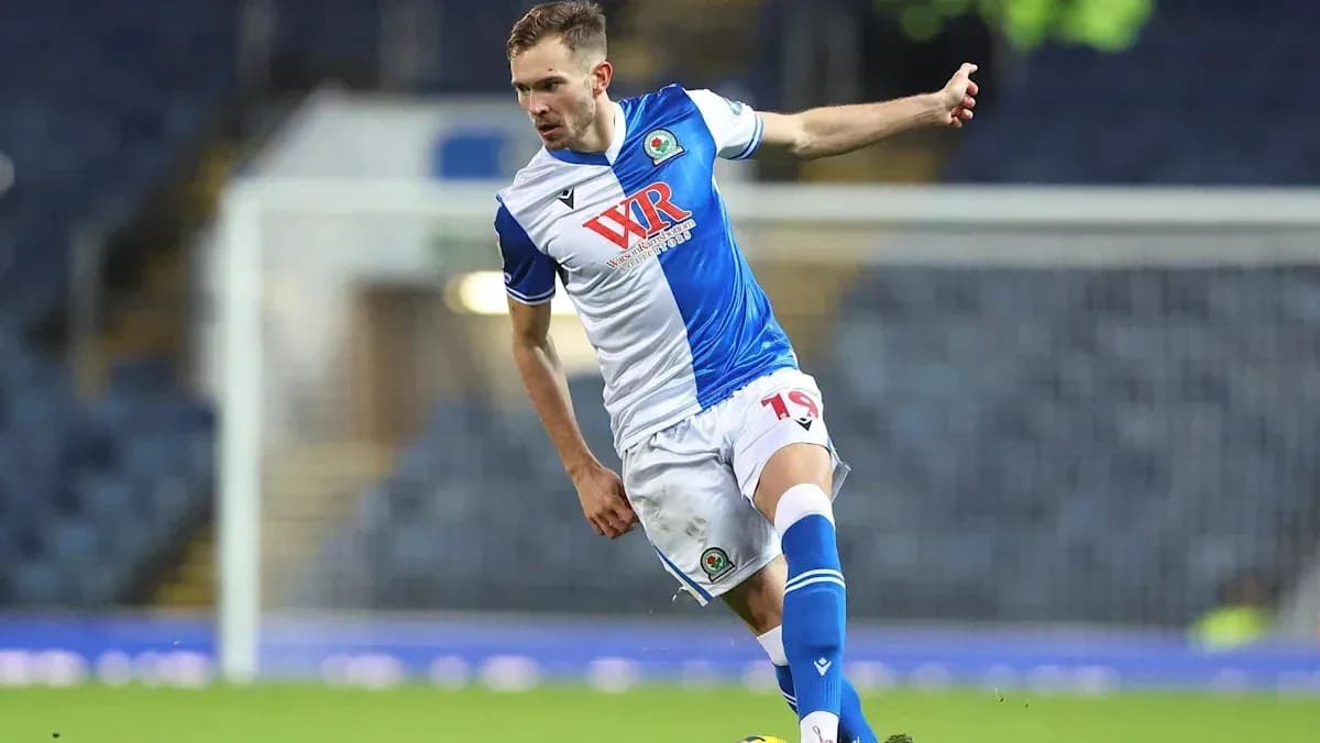 Player kicking the ball during a match