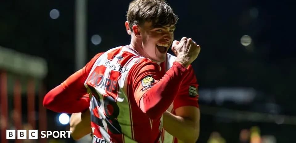 Player celebrating a goal during a match