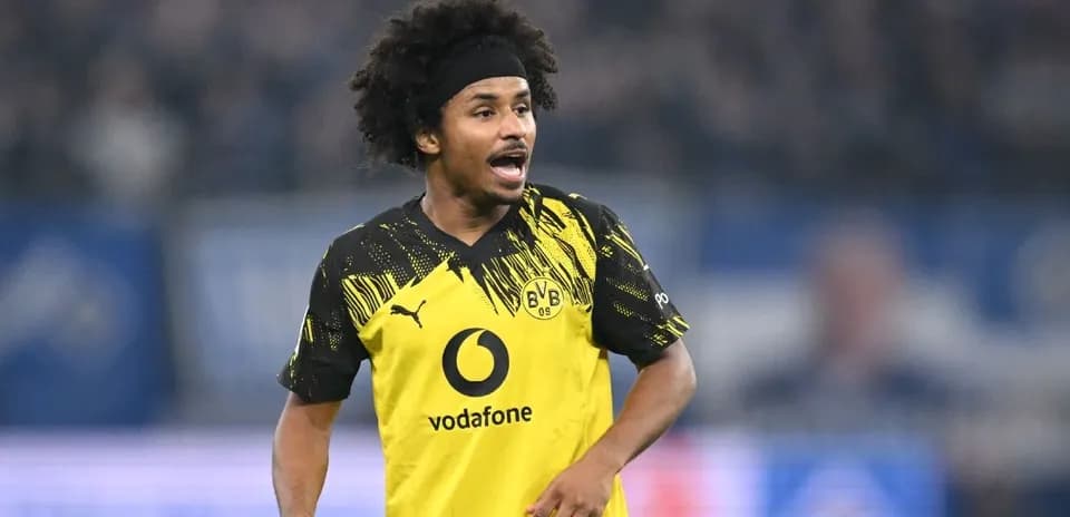 Player in Borussia Dortmund kit during match