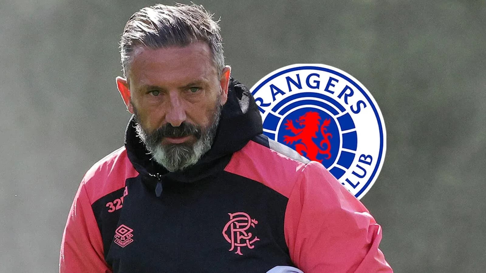 Coach in training gear at Rangers FC facility