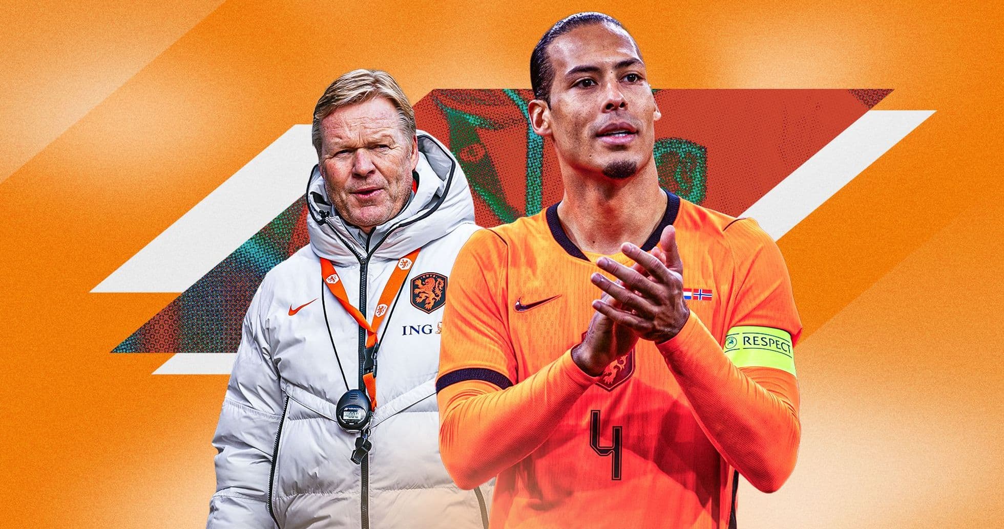 Coach and captain of Netherlands national team together