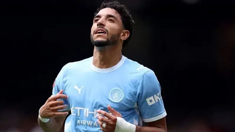 Player celebrating during a football match