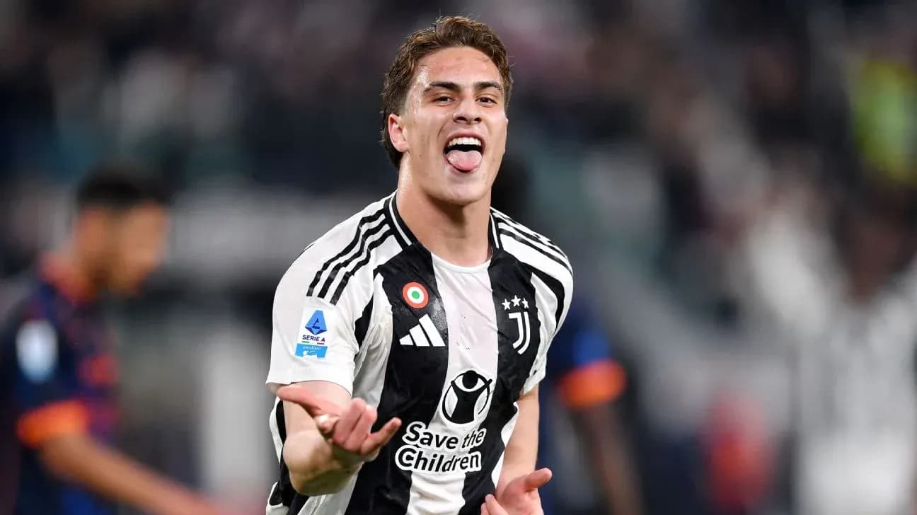 Juventus player celebrating a goal during match