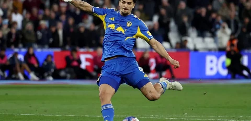 Player striking the ball during match action
