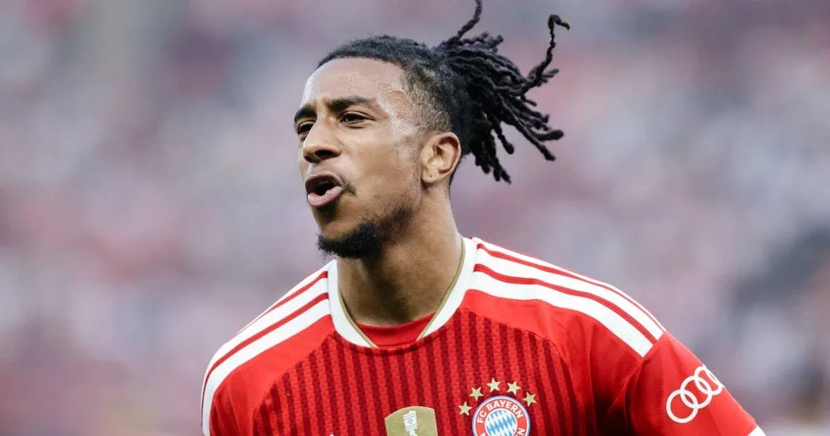 Player celebrating after scoring for Bayern Munich