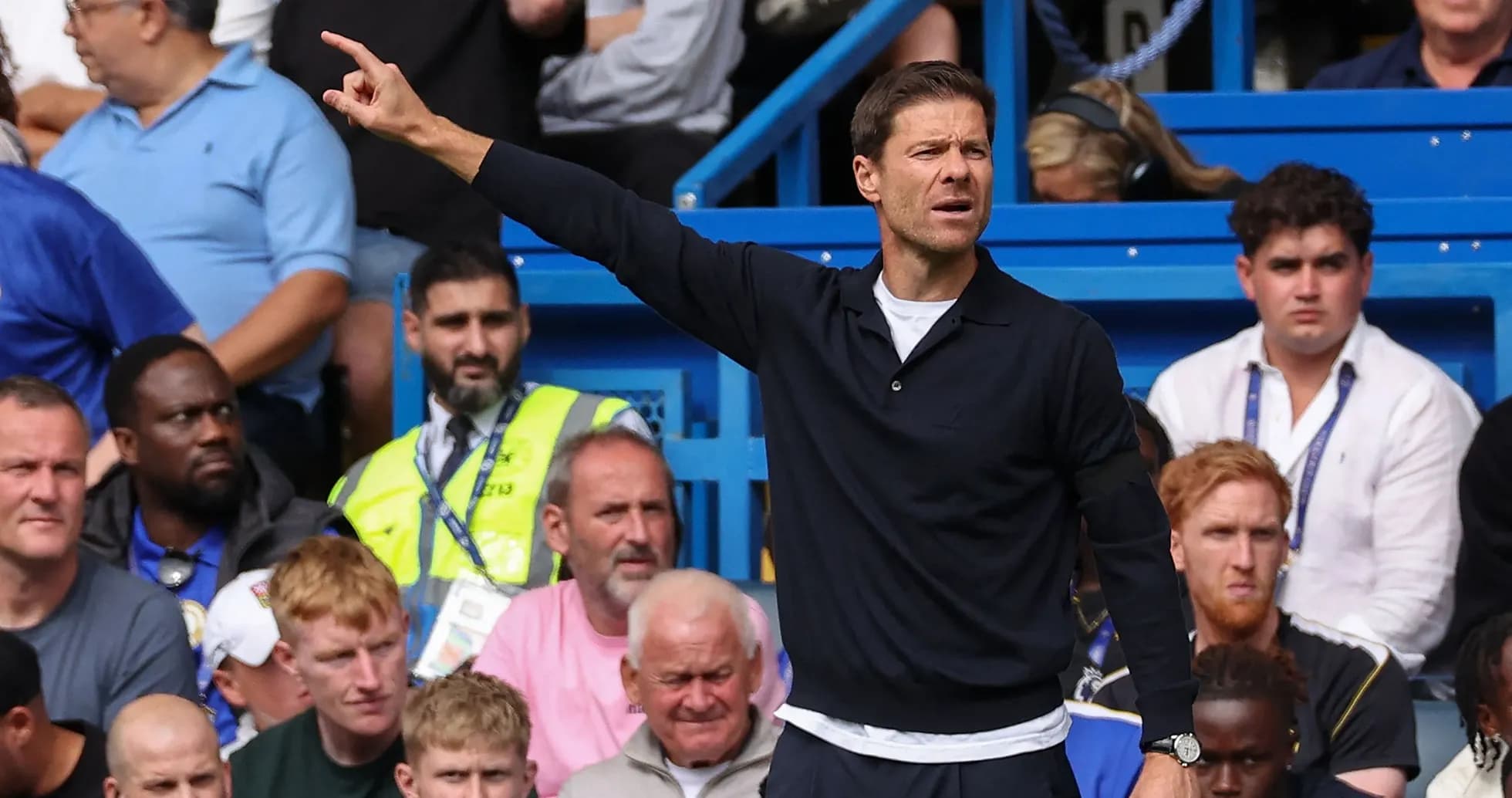 Manager giving instructions from the sidelines during match