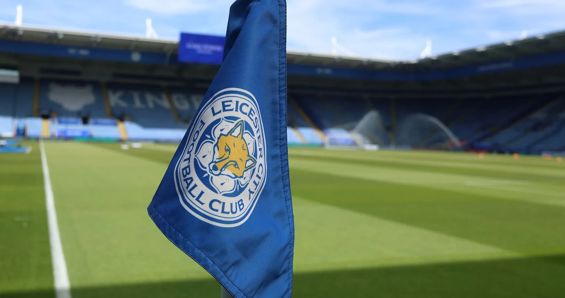Leicester City FC corner flag at King Power Stadium