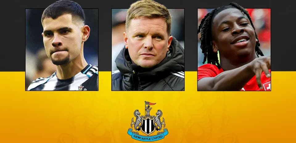 Three individuals associated with Newcastle United