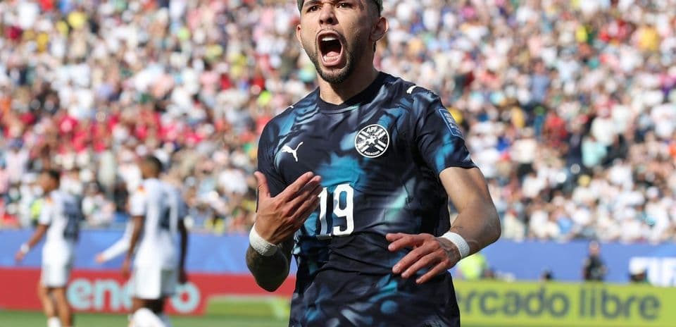 Player celebrating a goal during a match