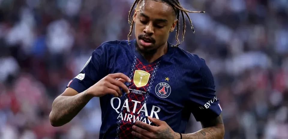 Player adjusting his jersey during a match