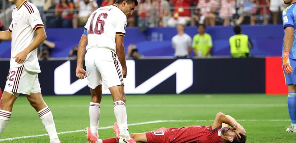 Player lying on the ground after a fall