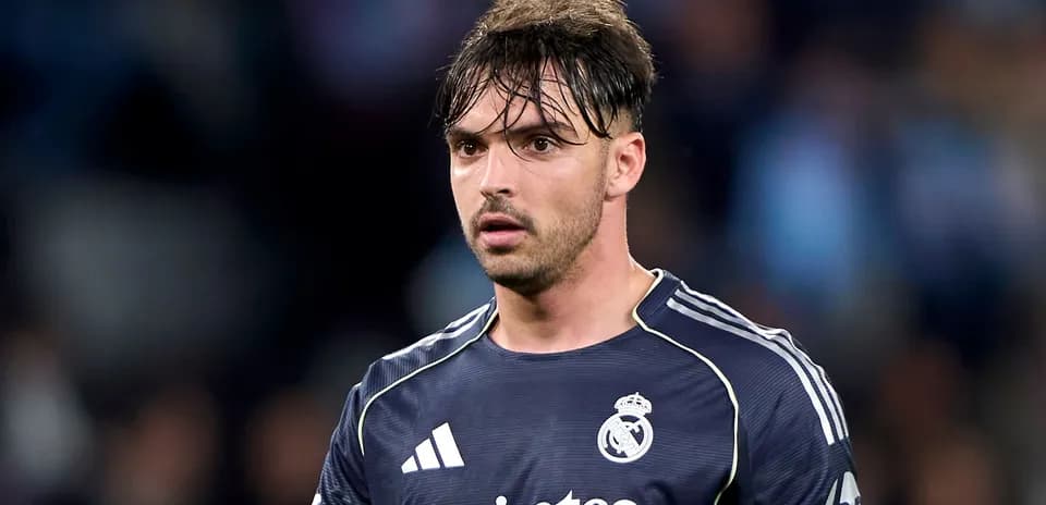 Player in Real Madrid kit during match