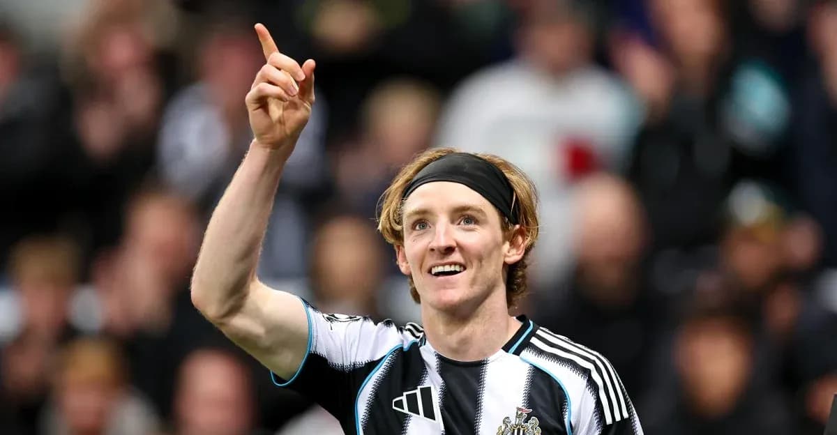 Player celebrating with raised finger after scoring