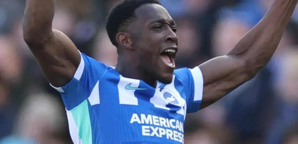 Player celebrating a goal on the pitch