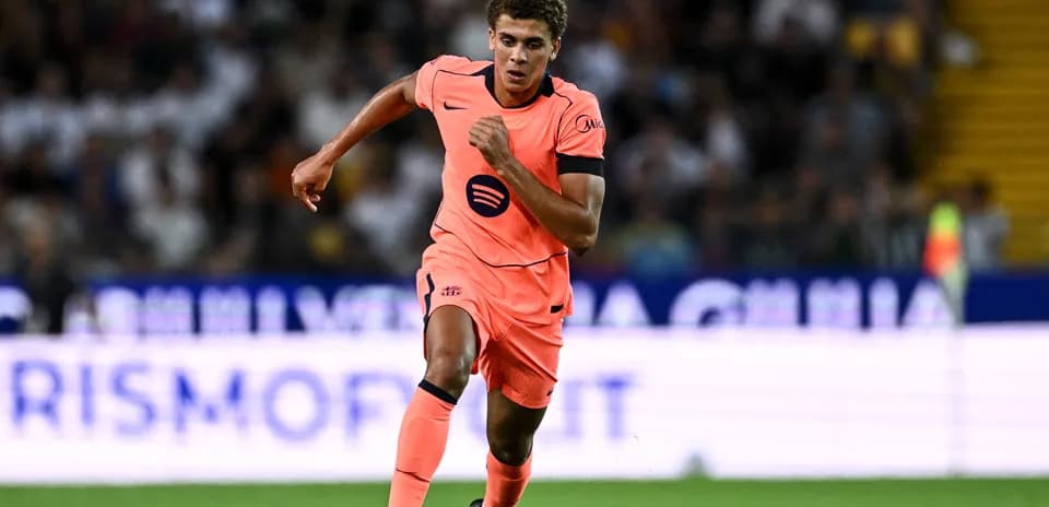 Player running with the ball during a match