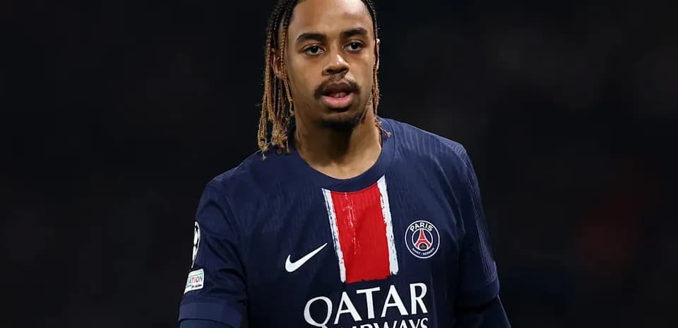 Player wearing PSG jersey during a match
