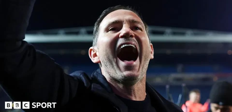 Coach celebrating enthusiastically after match victory