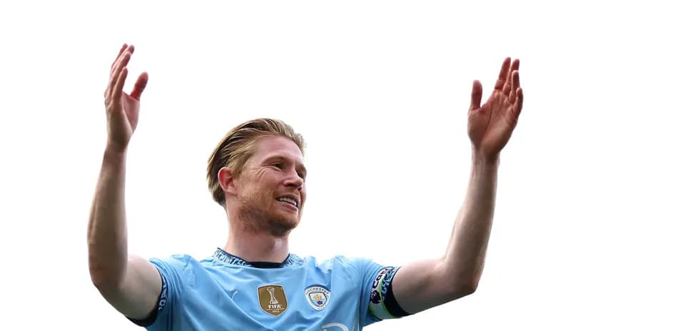 Player celebrating during a match for Manchester City