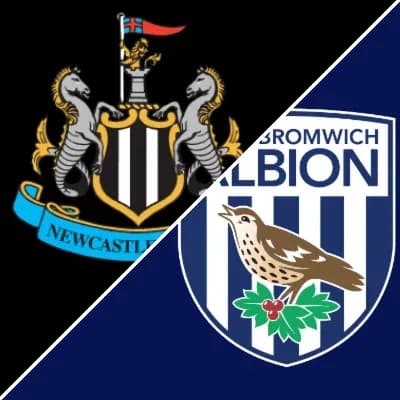 Logos of Newcastle United and West Bromwich Albion