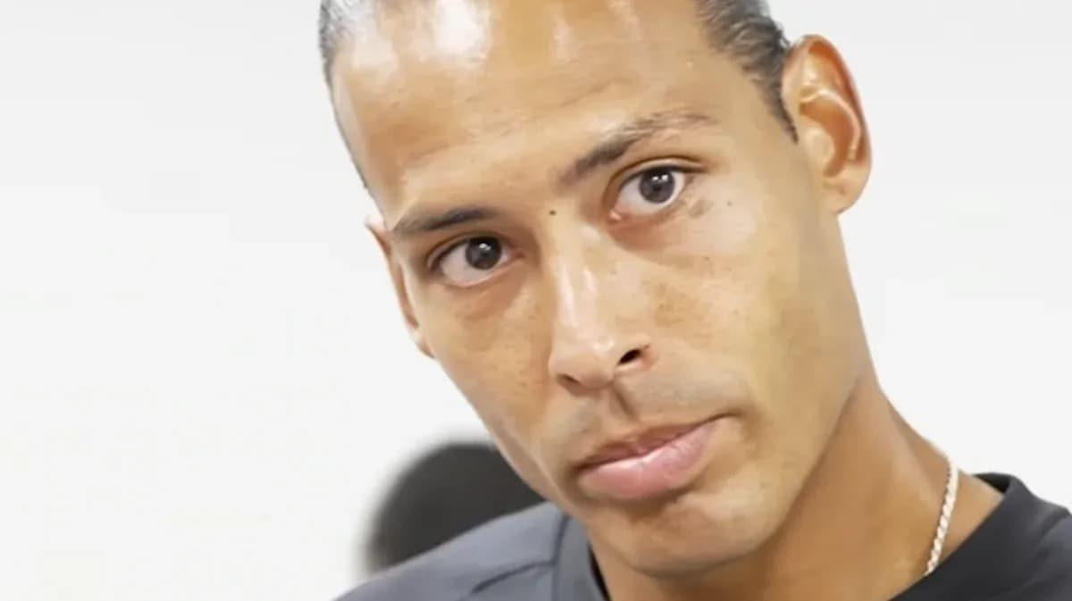 Athlete looking directly at the camera indoors